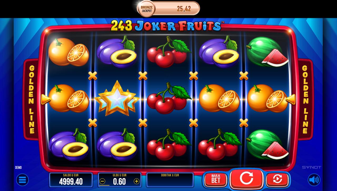 243 Joker Fruits